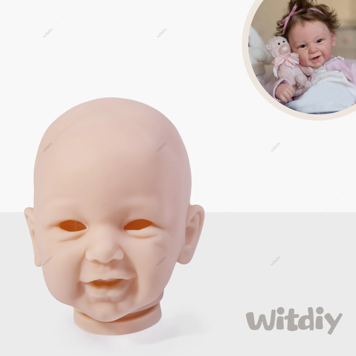 Witdiy فينيكس 50 سنتيمتر/19.69 بوصة جديد الفينيل فارغة تولد من جديد دمية طفل غير مصبوغ عدة/إعطاء 2 الهدايا