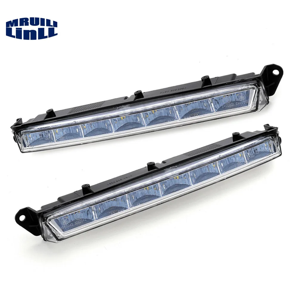 

A Pair Car LED Daytime Running Light Fog Lamp Front Bumper Light 1649060351 1649060451 Mercedes For X164 X166 GL320 GL350