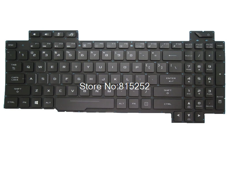 

Laptop Backlight Keyboard For ASUS GL703G GL703GS GL703GM V170146BS1 US 0KN1-3L1US11 0KNB0-661BUS00 United States US English