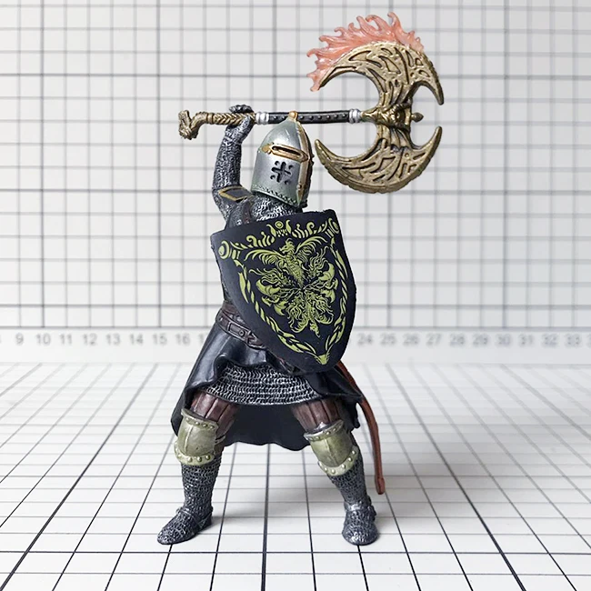 

1/18 pvc figure model toy france black knight