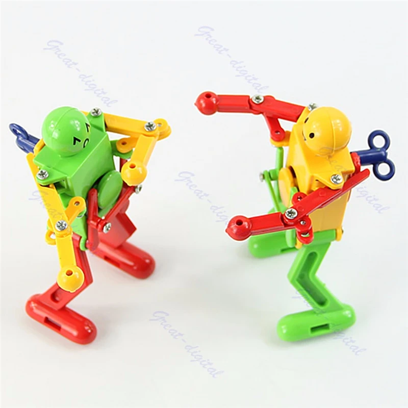 Wacky Dance Robot Wind Up Toy para crianças, brinquedos clássicos, Clockwork Puzzle para crianças, meninos Fidget, presente, 3 pcs