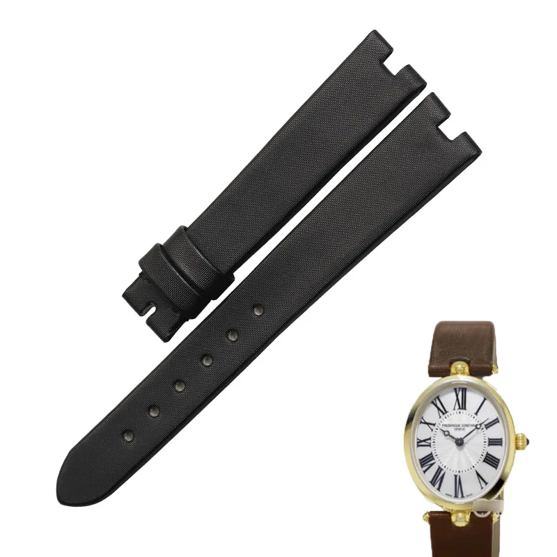 WENTULA watchbands for Frederique Constant CLASSICS FC-200MPW2VD9 leather strap watch band