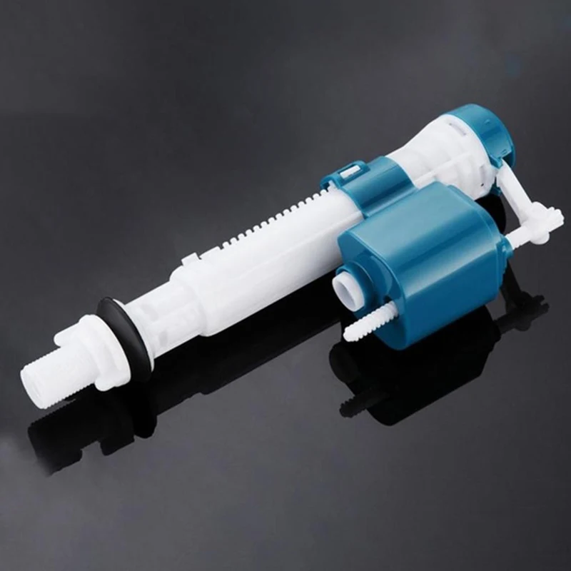 New Marine Double Toilet Accessories Set Outlet Valve Old Fashioned Single Drain Valve Water Tank Fitting White+Blue
