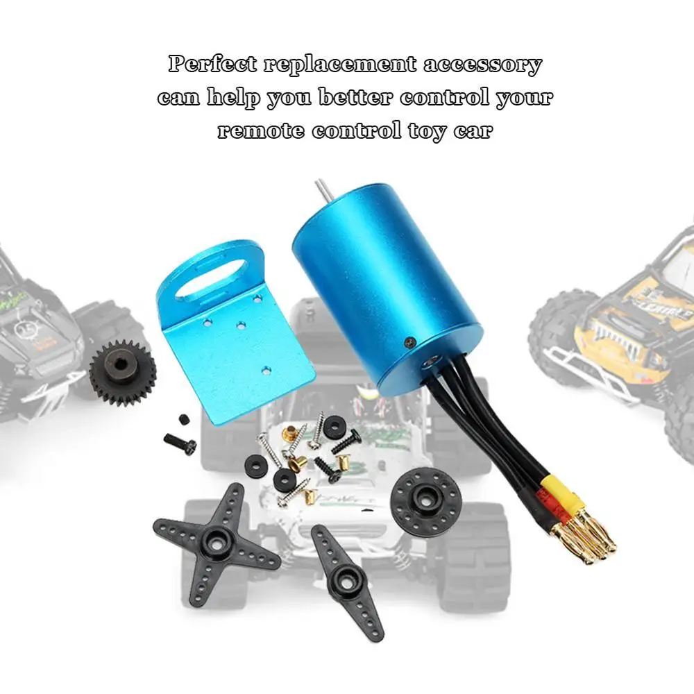 

1 Set 540 Brushless Motor 60A ESC Kit for RC Car 1/18 A959 A979 A969 Accessory RC Car Refit