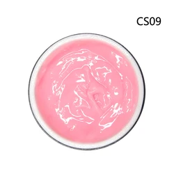 CHUSHU Jelly Extension Nail Gel 15G Natural Nude/Clear White Strengthen Builder UV Gel For French Nail Art DIY Manicure Hard Gel