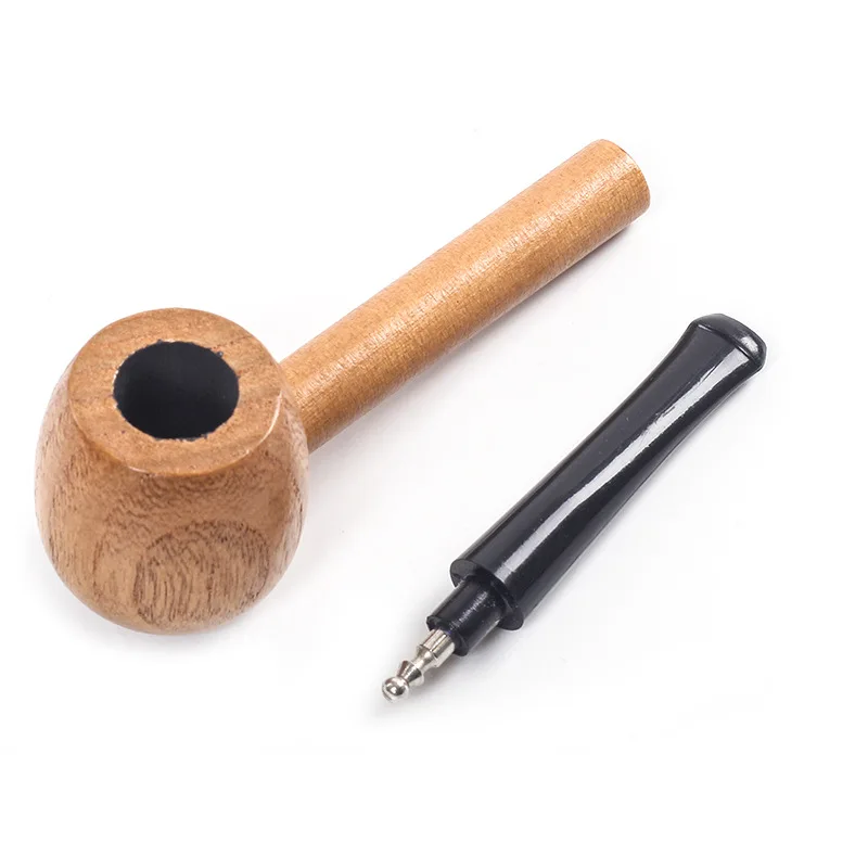 Wood Smoking Pipe Handmade Wood Tobacco Pipe Cigarette Smoking Pipe  Gift For Men