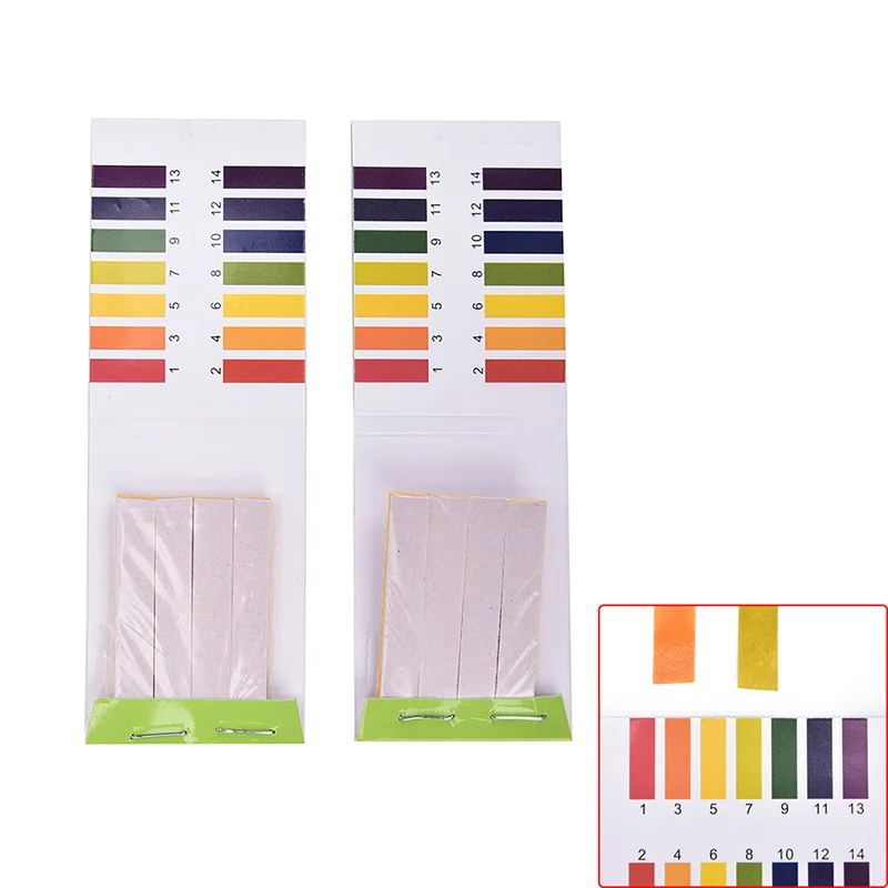 2Pcs 80 Strips PH Test Strip Aquarium Pond Water Testing Test Paper Litmus Test