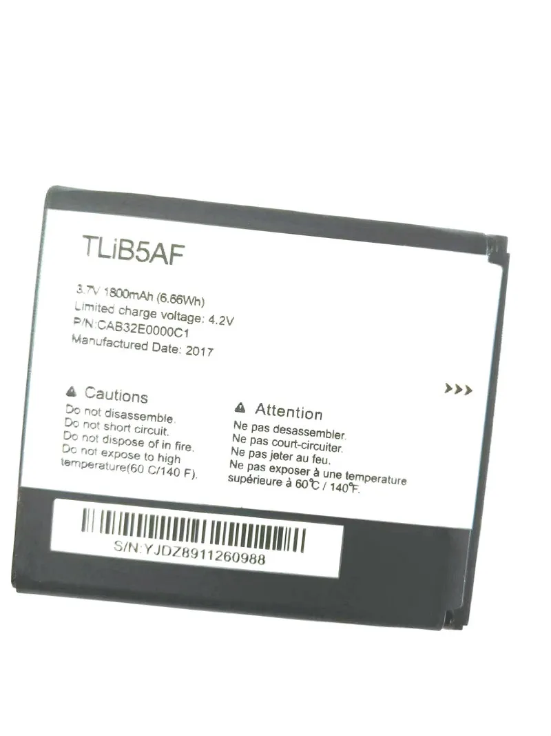 Westrock TLiB5AF 1800 мАч аккумулятор для сотового телефона ALCATEL One Touch Pop C5 OT 5036 5036D 5037 5037D 5037A 5037X