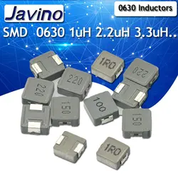 10pcs/lot SMD chip inductor 0630 1uH 2.2uH 3.3uH 4.7uH 6.8uH 10uH 15uH 22uH SMD Power Inductors