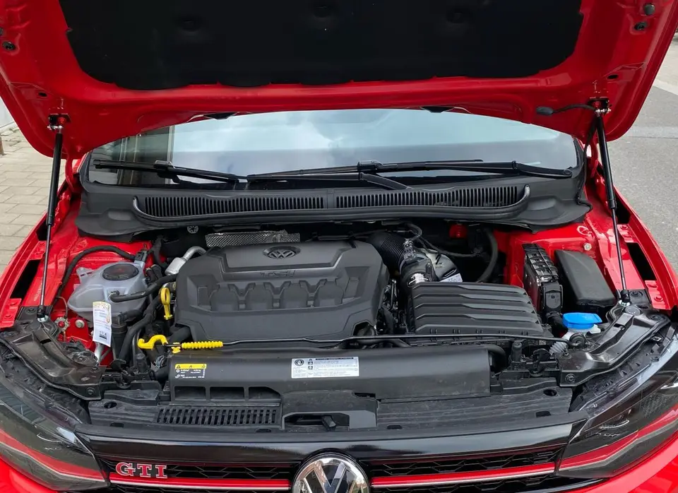フォルクスワーゲンポロmk6aw 2017-2024用フードダンパー,フロント