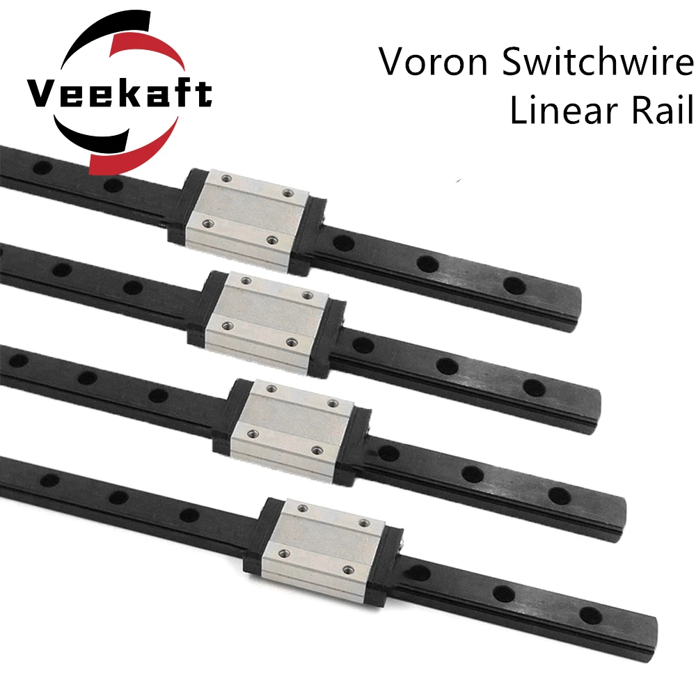 

VORON Switchwire 3D Printer 4pcs Linear Rail MGN12H-1R-300MM DIY Kit Build High Quality Linear rail for VORON 3D Printer 440C