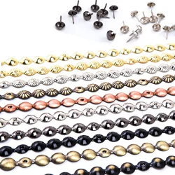 4Meter/Lot Upholstery Nail Strips 11mm Brass Nickel Bronze Decorative Nail Trims Tapes, Brass Tape Tacks Sofa Bedside Chair Nail