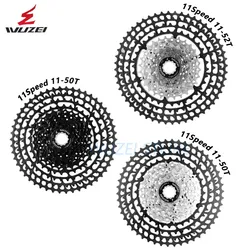 WUZEI 10/11/12 Speed 11-50T Cassette Ultralight Freewheel 46T 52T Aluminum Alloy MTB  Bike Bicycle flywheel For Shimano GX