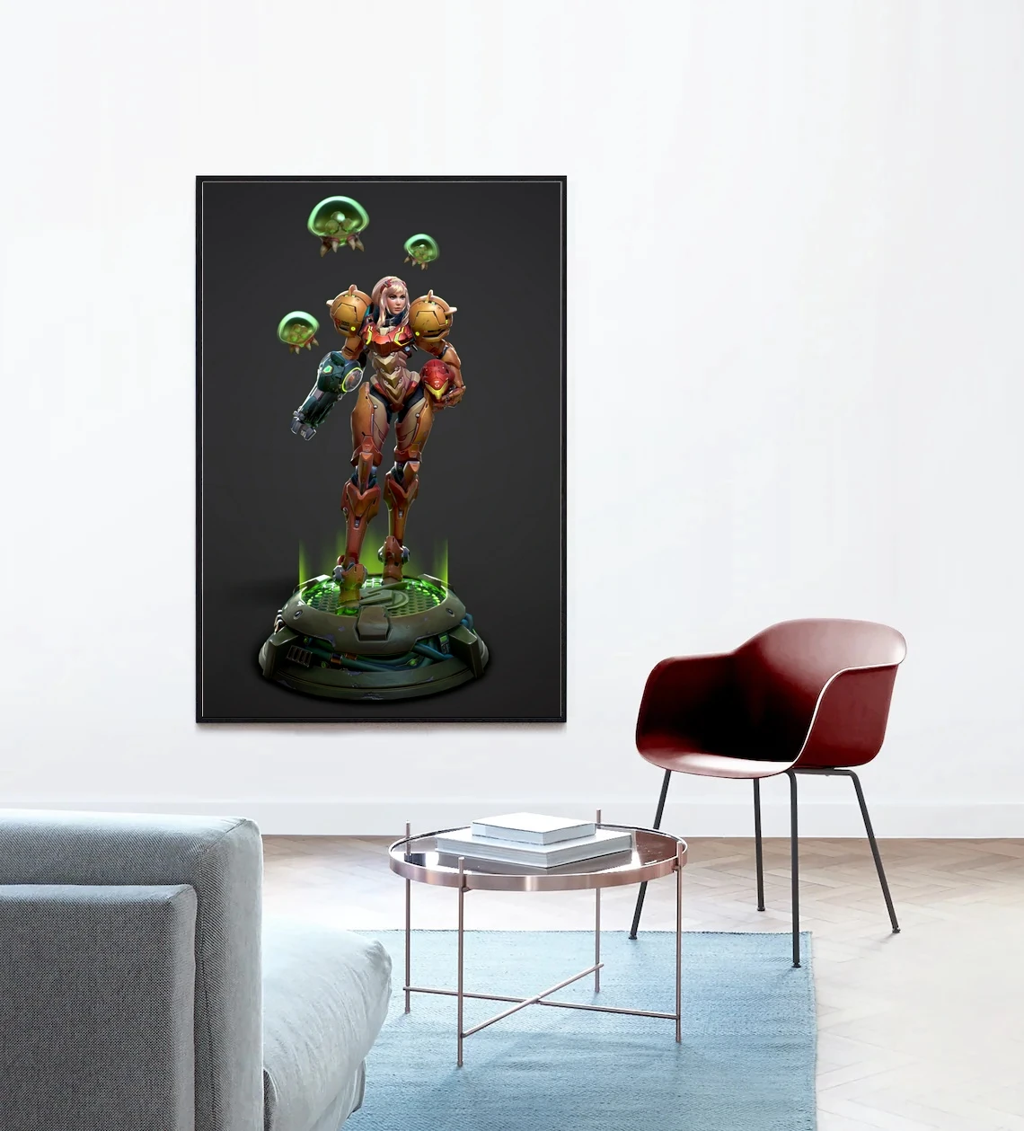 Metroid Game Poster Home Decoration Wall Painting (No Frame)