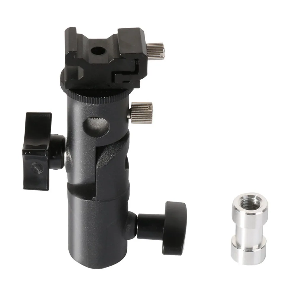 حامل ضوء فلاش الكاميرا ، قوس دوار مع عاكس مظلة لكانون نيكون yongnuo godox