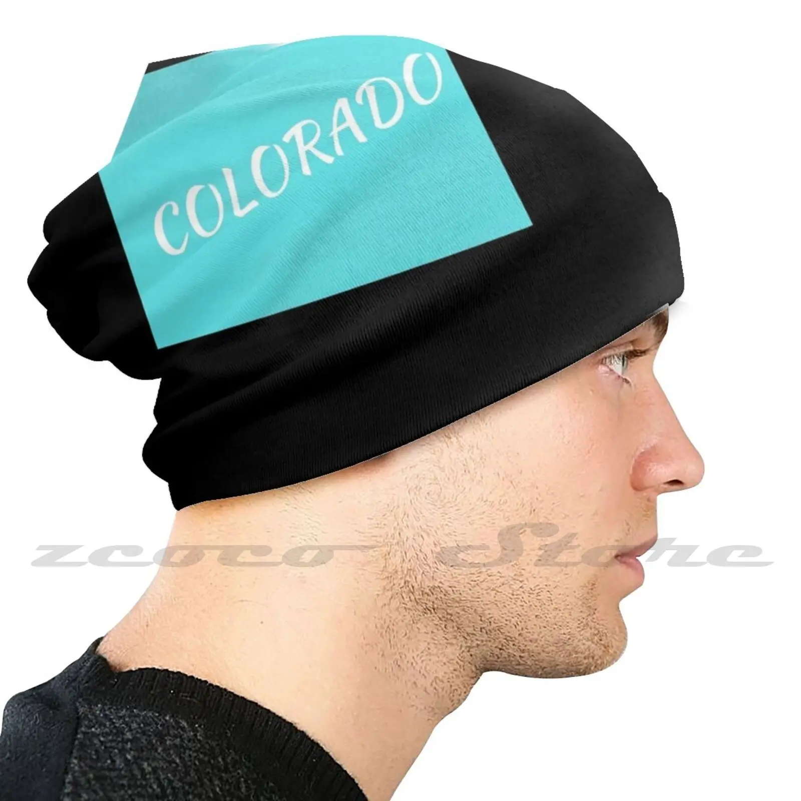 Colorado Cyan-mascarilla de tela lavable para niños y adultos, máscara con filtro Pm2.5, color azul claro, para montaña y senderismo