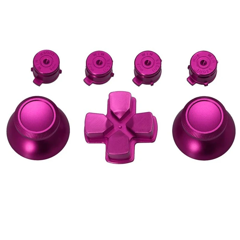 معدن Thumbsticks Dpad ABXY أزرار ل PS5 تحكم بلاي ستيشن 5 مخصص الألومنيوم التناظرية العصي و عمل أزرار و الاتجاه