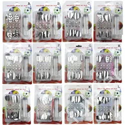 14 style 3D Gelatin Cake  Mold Jelly Art Pudding Flowers Stainless Steel Nozzle Syringe  Needle Kit Cake Decorating Tools