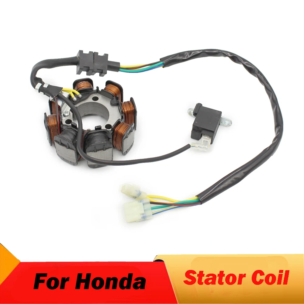

For Honda TRX200A FourTrax 200 TRX200D FourTrax 200 Type II 31120-HF1-000 31120-HF1-004 Motorcycle Generator Magneto Stator Coil