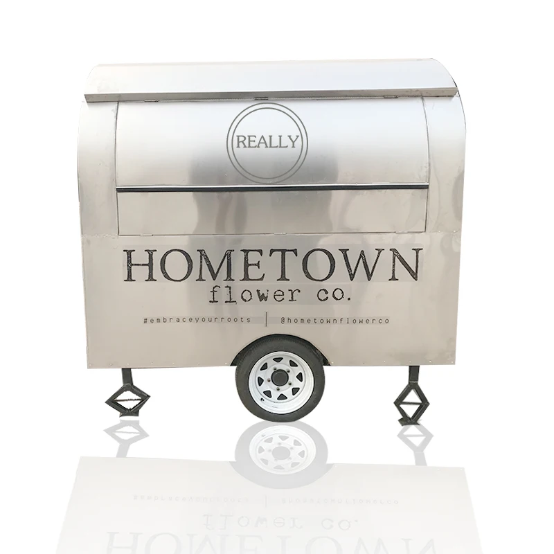 Camión de comida personalizado de China, remolque de comida crepé, carrito para perros calientes, quiosco, camión de café para aperitivos, remolque de comida