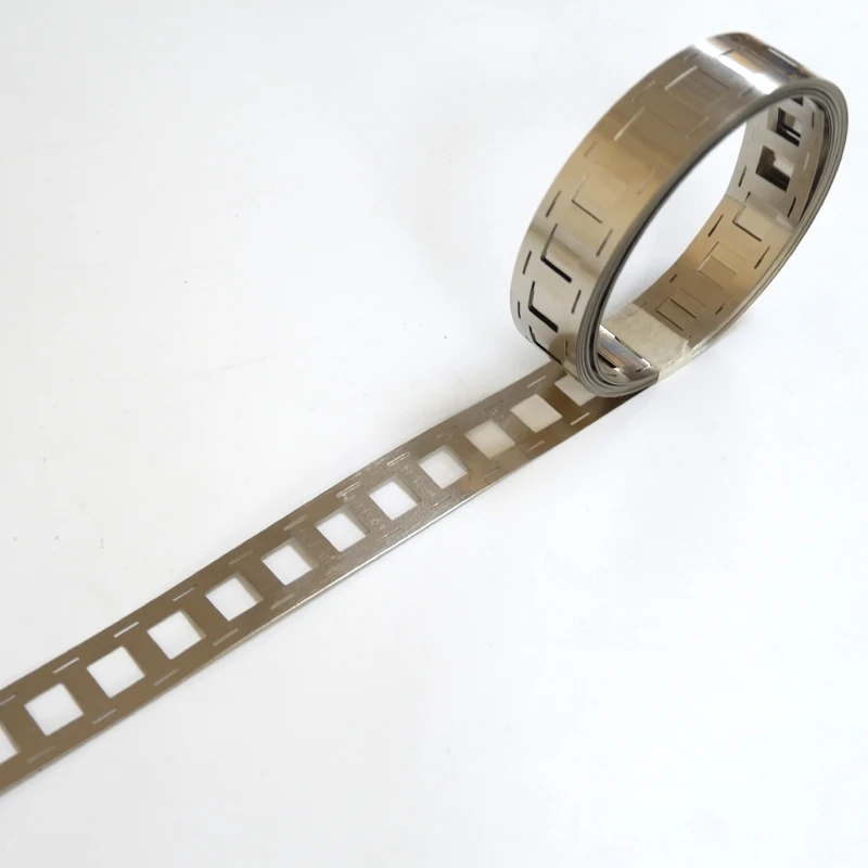 Correa de níquel puro de alta pureza, 5M, 99.96%, batería de litio 18650, tira de níquel puro, espaciado de celdas de 19mm, para soporte integrado