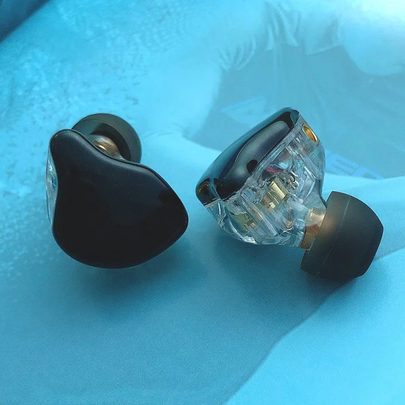 HANADOMI-auriculares MMCX 2DD, cascos HiFi de doble unidad dinámica, hechos a medida, para DJ