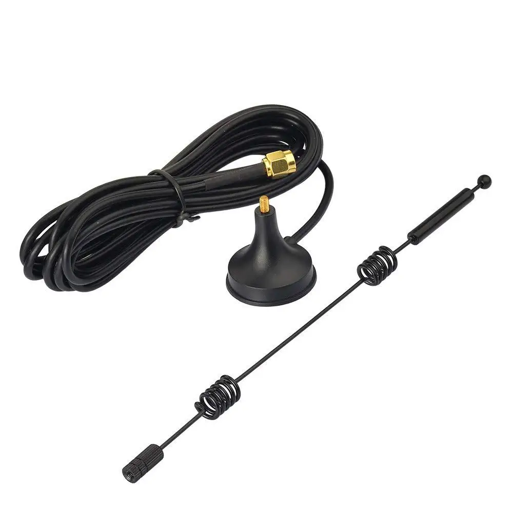 12dbi WIFI Antenna 2.4G/5.8G Dual Band Pole Antenna SMA Male With Magnetic Base for Router Camera Signal Booster