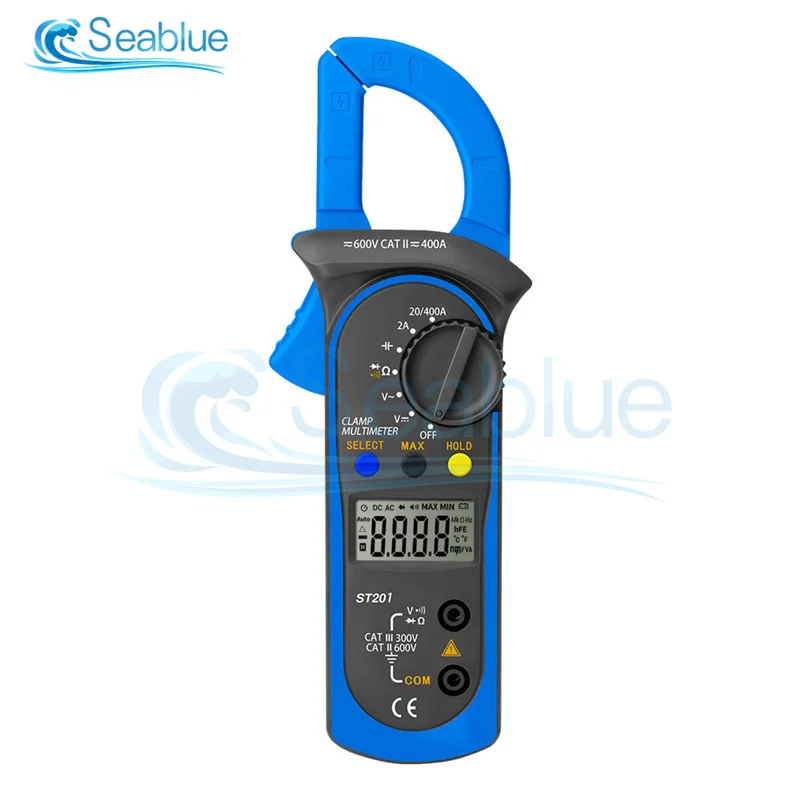 ST201 Digital Clamp Meter Digital Clamp Multimeter Without Battery High Precision Voltage And Current Meter Measuring Instrument