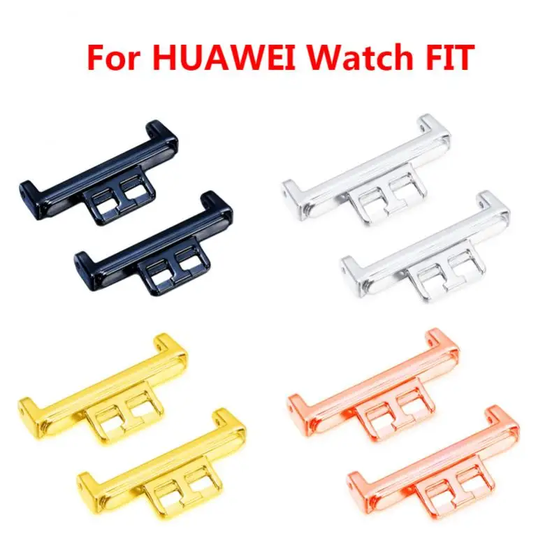 1 Pair For Huawei Watch Fit Watch Band Adapter 20mm Watch Band Connector Smart Wristband Adapter Connection Accessories