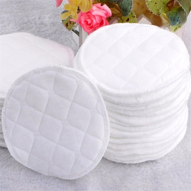 10pcs Three Layers of Ecological Cotton Washable Breastfeeding Pads Nursing Pads Baby Breastfeeding Maternity Mommy