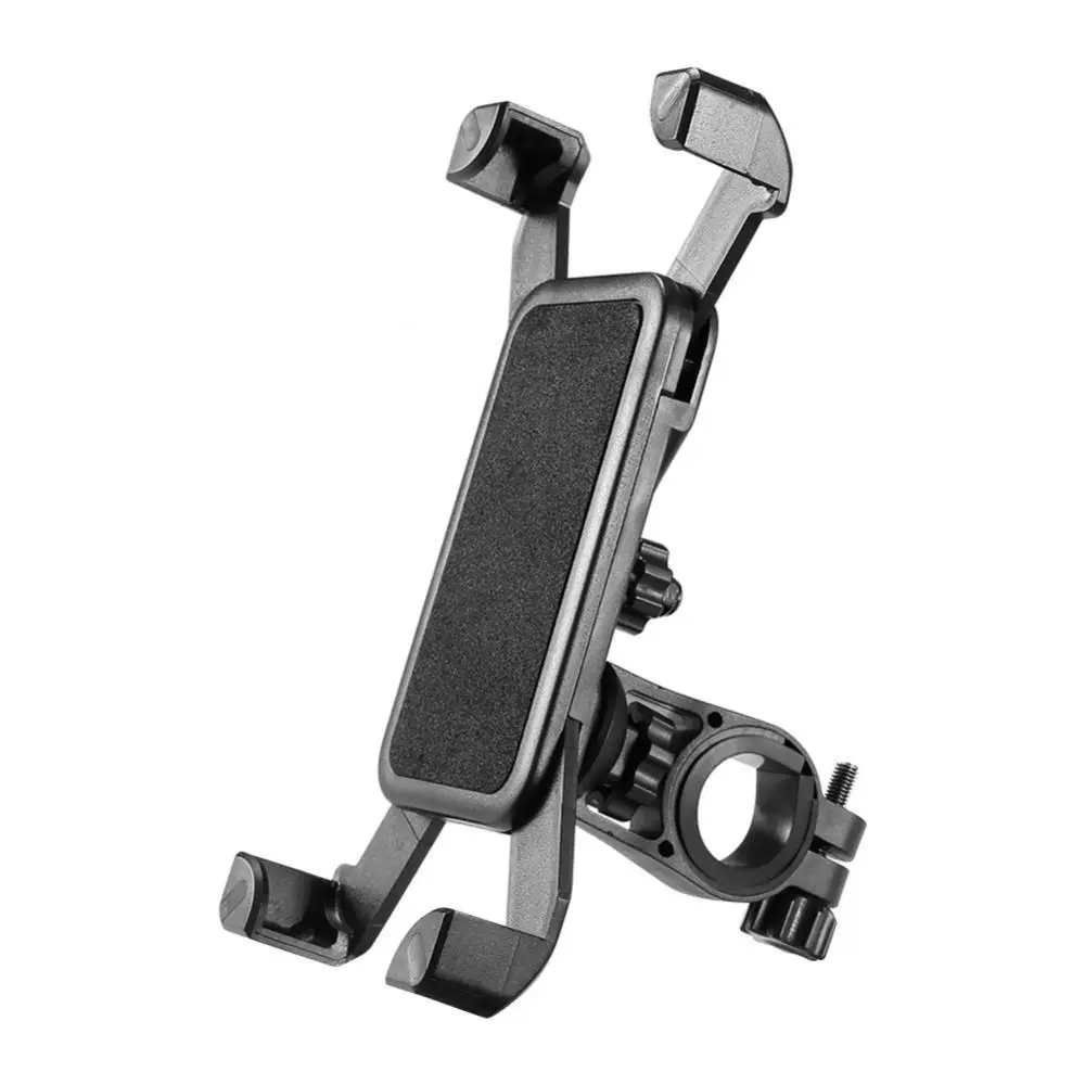 1pc Bicycle Motorcycle Phone Holder Universal Bike Handlebar Clip Stand GPS Mount Bracket Phone Accessories