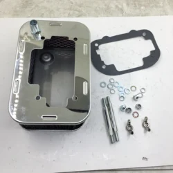 SherryBerg FAJS AIR Air Cleaner FOR EMPI WEBER dellorto CARB carburetor 32/ 36 DGEV DGV DGAV  38DGES DGAS CHROME AIR FILTER 65mm