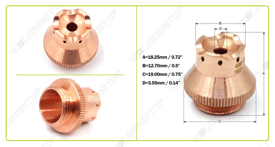 Drag Shield Cap 9-8258 für Thermal Dynamics Cutmaster 52/82/102/152 Cutter SL60~100 Brenner PK/5 – Detail 1