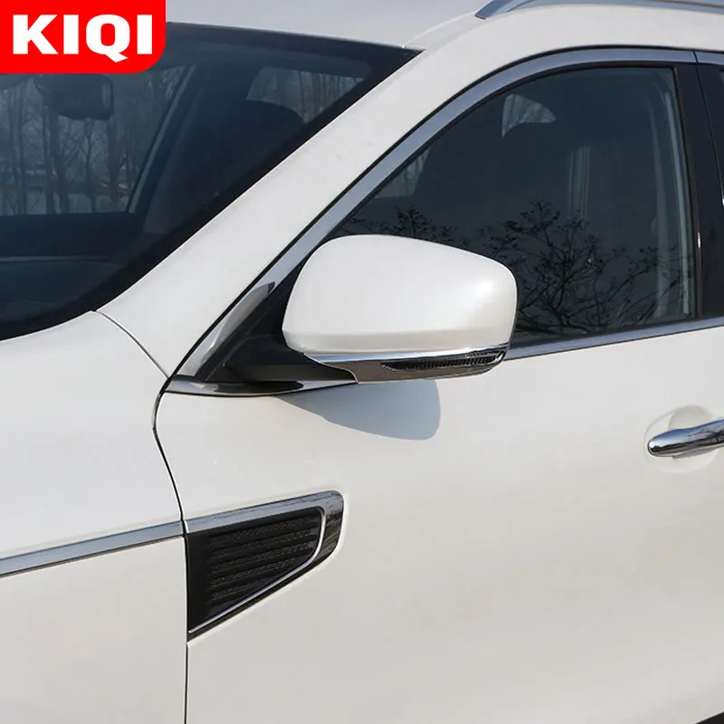 Car Rearview Mirror Trim Rear View Mirror Cover Sticker for Renault Koleos Samsung QM6 2016 - 2020 Accessories