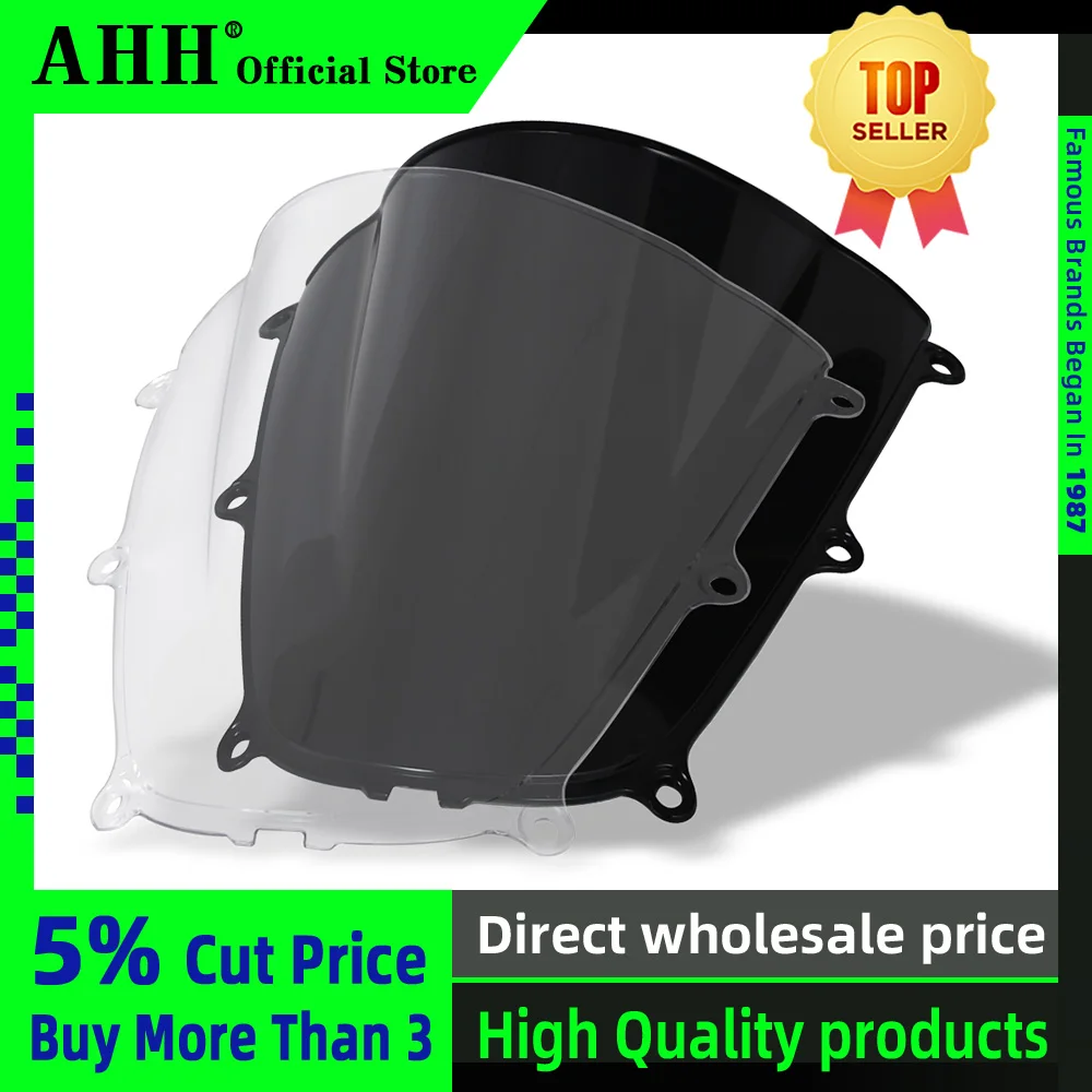 AHH Motorcycle Windshield Spoiler Windscreen Air Wind Deflector For HONDA CBR600RR CBR600 CBR 600 RR F5 2005 2006 05-06 Partts