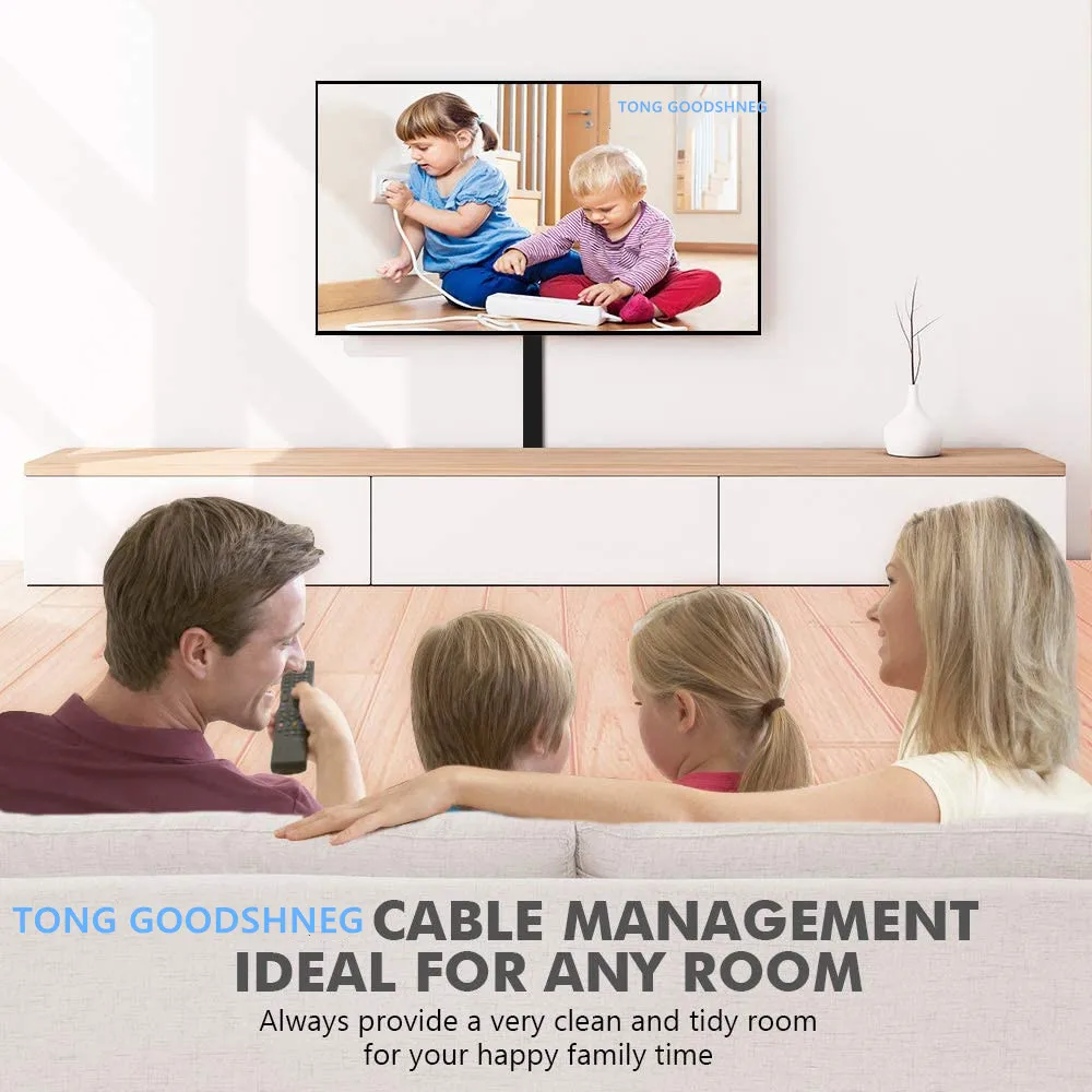 TV Cable Concealer Cord Cover Raceway Kit-Channels Management System to Hide Cables,Organize Cables to Wall Mounted Flat Screen