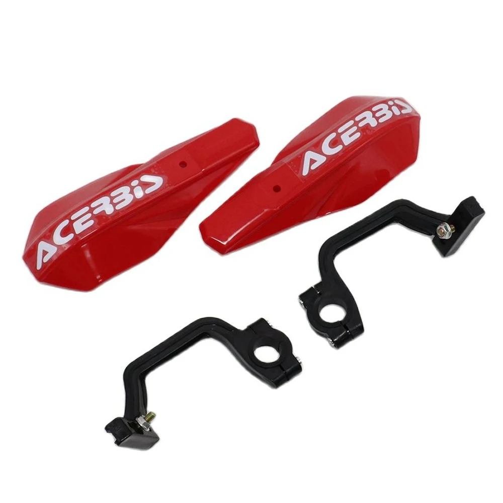 

Red Plastic Handle bar Brush Bar Hand Guards Handguard Protector Protection Racing Pit Bike Street Bike Motorcycle Motocross