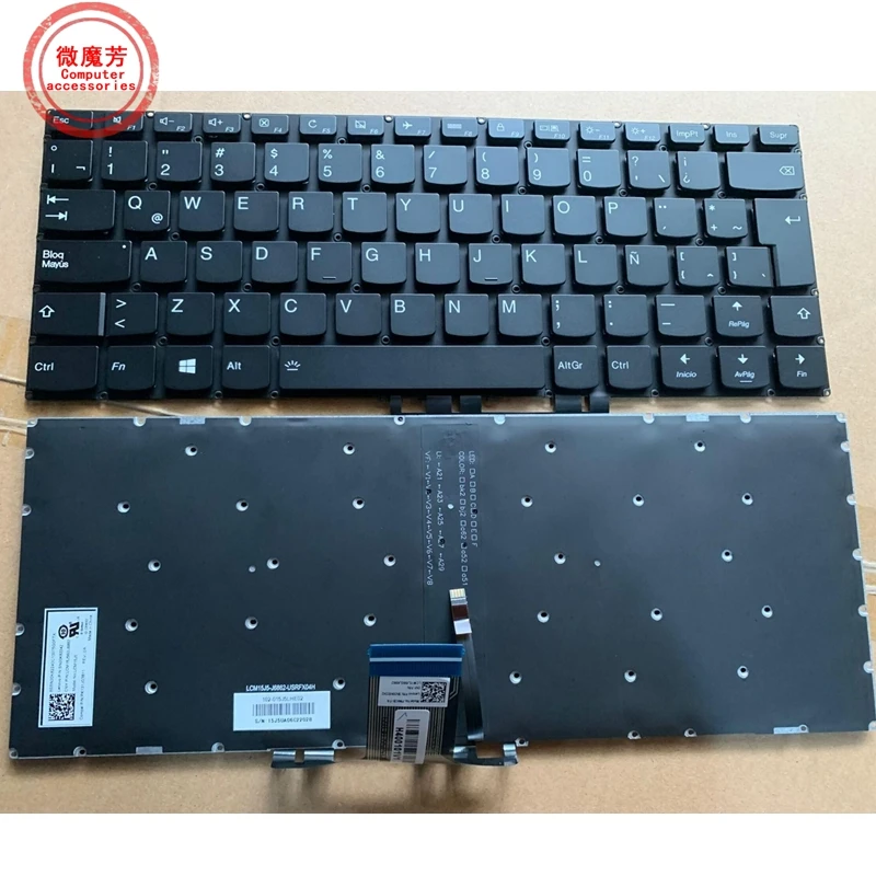 

LA/US/UK/BR New FOR Lenovo yoga 510-14 510-14ISK 510-14AST 510-14IKB Keyboard Black with Backlit