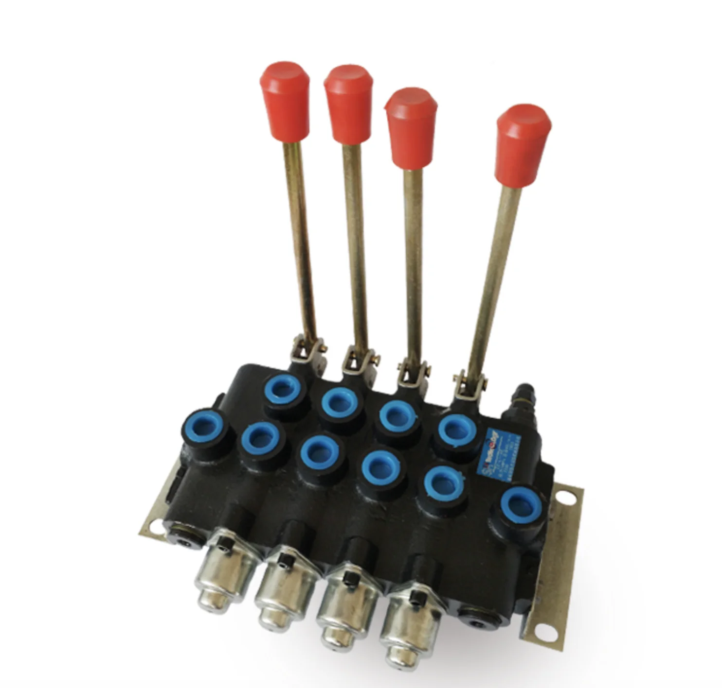 

Forklift agricultural locomotive quadruple Four-way Bidirectional reset directional valve distributor