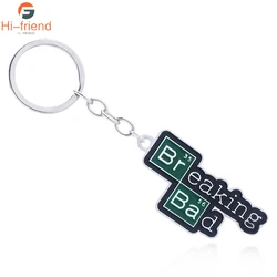 Breaking Bad Keychain TV Show American Crime Drama Pendant Key Ring for Women Men Fans Gift Jewelry