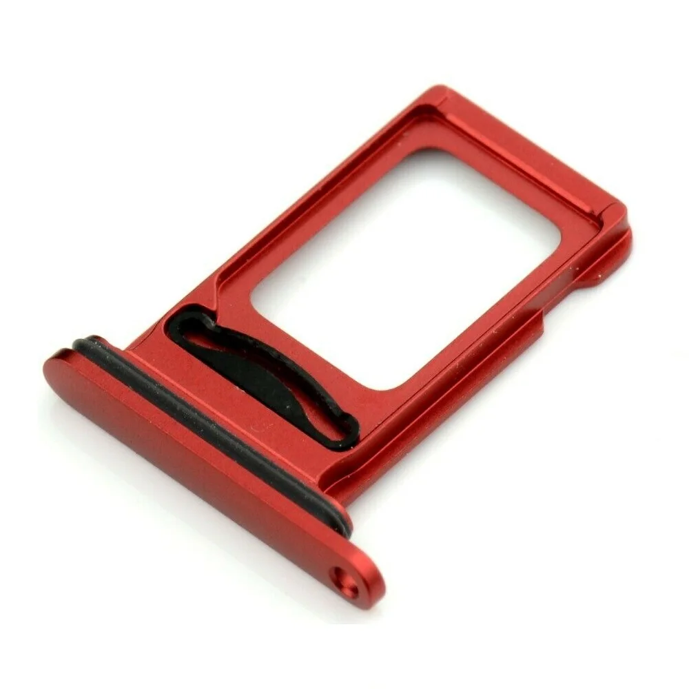 For Apple iphone 11 Dual SIM Card Tray Sim Card Holder With Free Eject Pin Silver Grey Red Yellow Green Purple Color