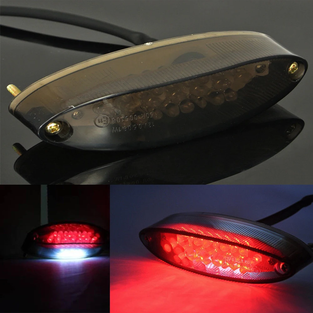 Universal 1pc 28 LED Motorcycle Bike Rear Tail Stop Red Light Lamp Tail Light Rear Lamp Braking Light