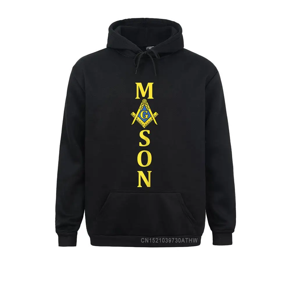 Long Sleeve Hoodies Men Sweatshirts Masonic Mason Square Compass Freemason Printed On Hoods Faddish