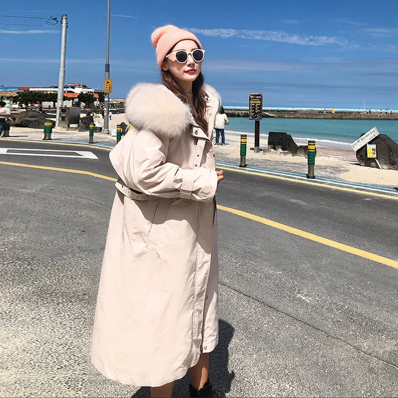 Duck Down Boollili Jacket Women Clothes 2023 Winter Coat Women Fox Fur Collar Korean Fashion Puffer Jacket Women Warm Parka