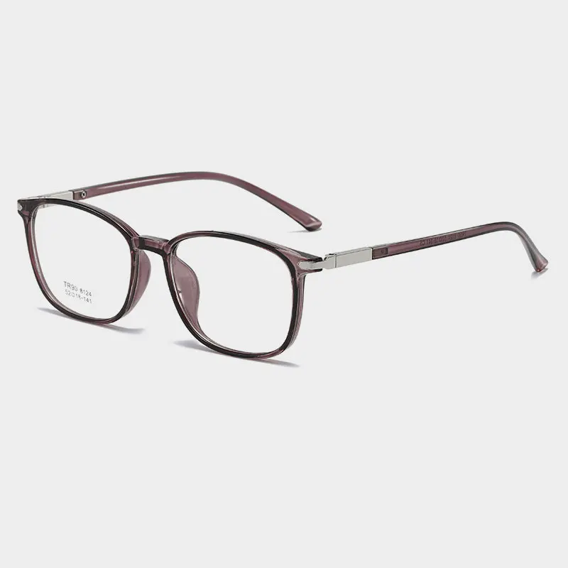 Gafas ópticas cuadradas ultraligeras TR90 para hombre y mujer, lentes ópticas para presbicia, con montura TR90, de diseñador de marca, Oculo 8124