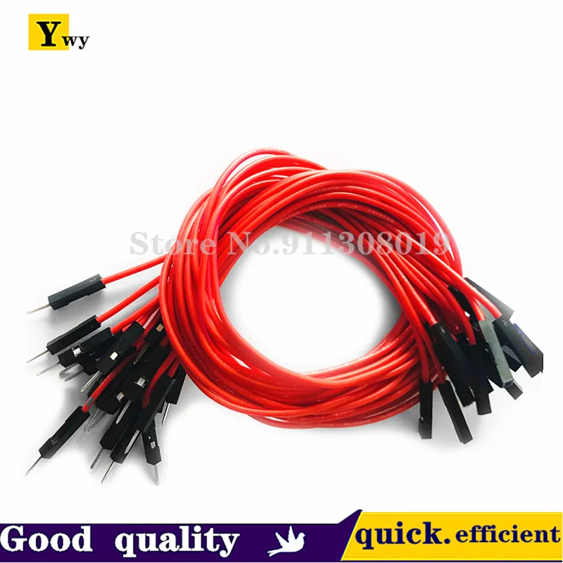 20PCS Color High-end 1P 22awg Soft silicone cable dupont wire cable Male/female 10/20/30cm for Arduino computer fan