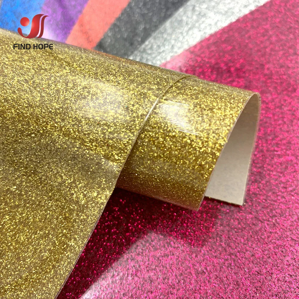 Glitter Heat Transfer Vinyl Iron On Clothing HTV Printing T shirt Textiles Heat Press Cut Film DIY