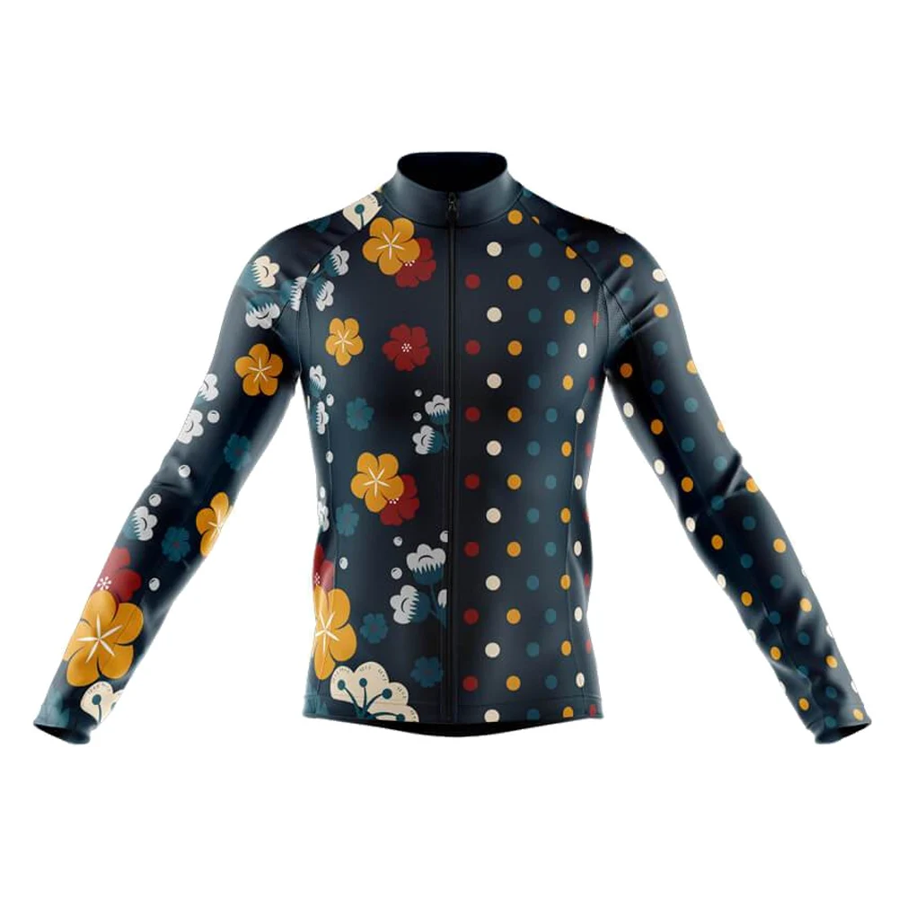 Abstract Long Sleeve Set Roupa Ciclismo Masculino Calca Ciclismo Masculina Com Gel WINTER FLEECE &THIN Maillot Ciclismo Hombre