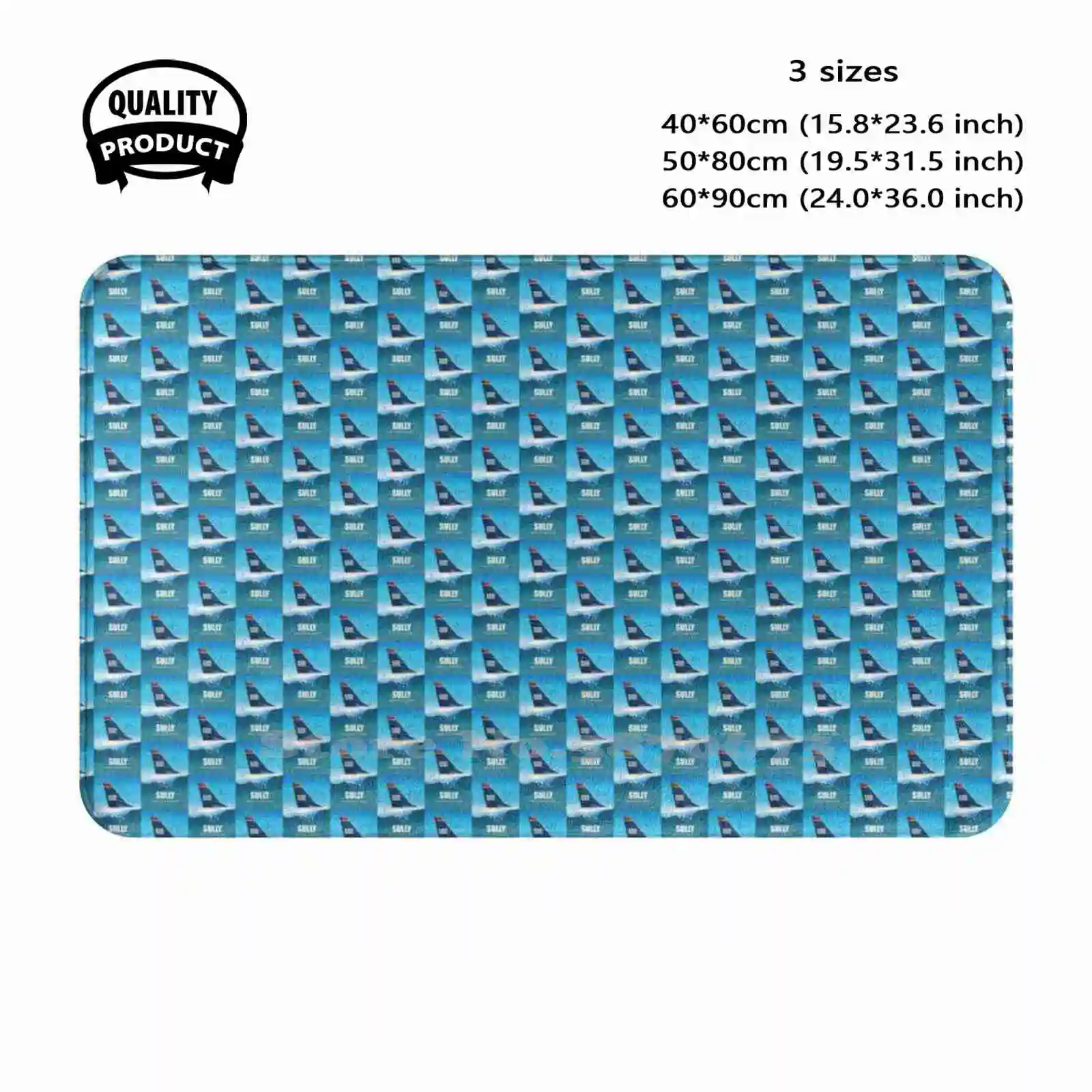 Sully : Miracle On The-Alternative Movie Poster Soft Cushion Home Carpet Door Mat Car Rug Sully Miracle On The Film Sully