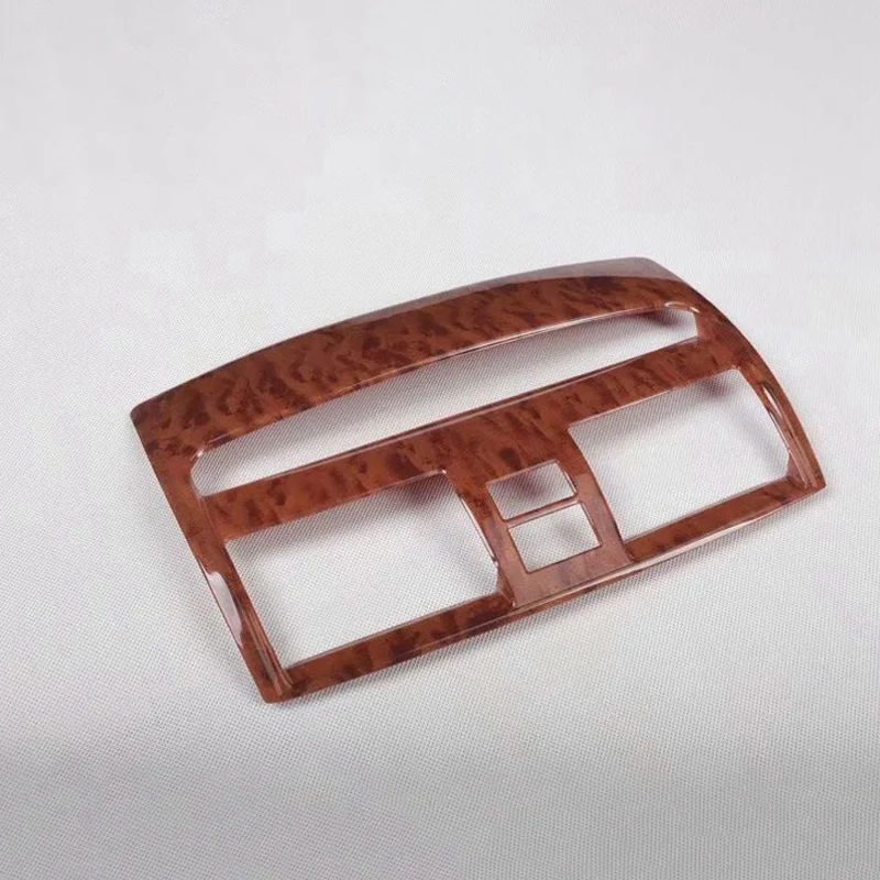 for TOYOTA Camry 2006-2011 1PC Wood ABS Car Front Center Air Conditioning Vent Outlet Cover Trim Car Styling Accessories